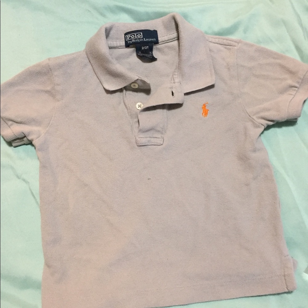 2T Boys Polo Light gray